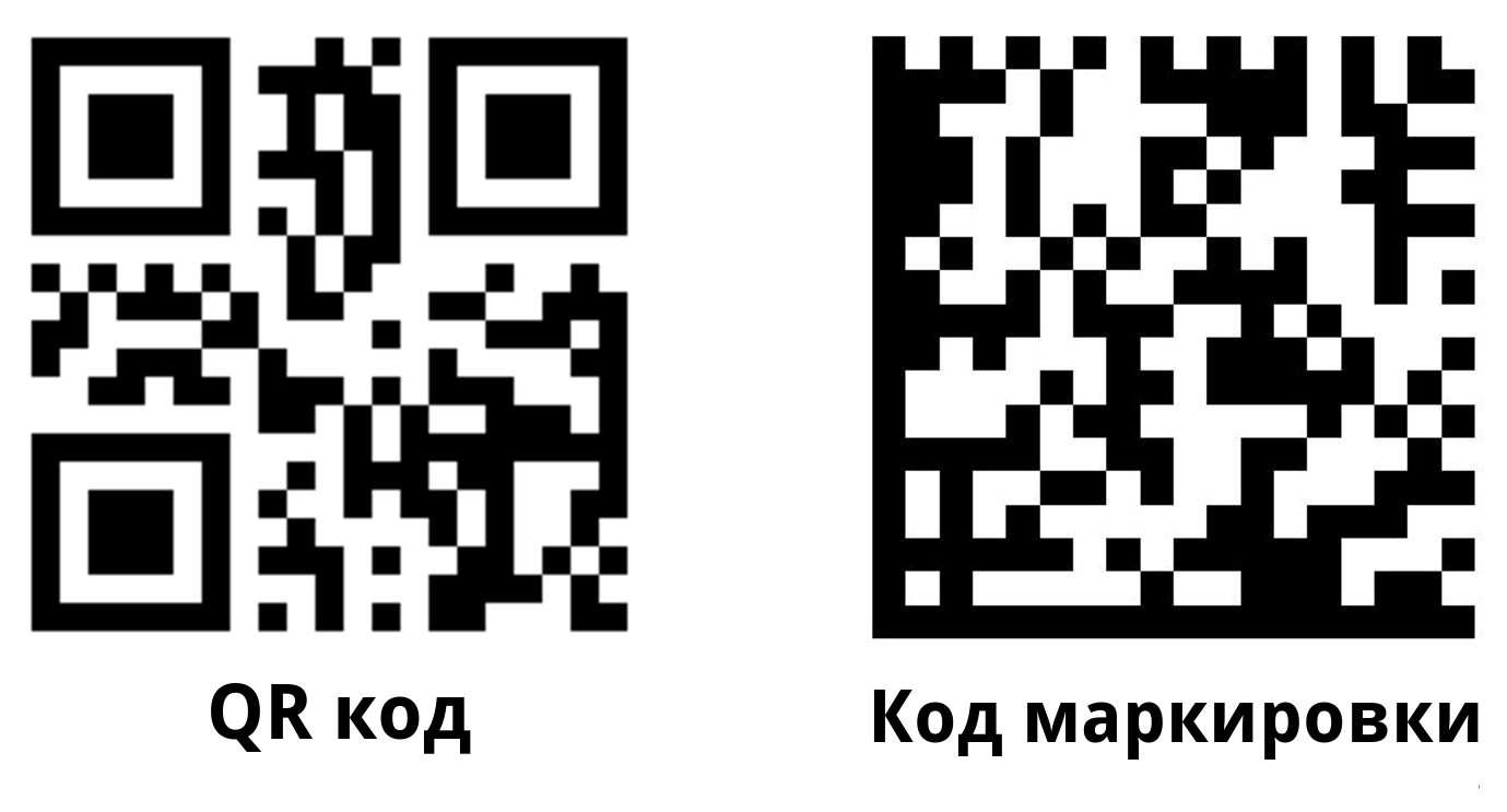 Отличие QR кода от DataMatrix